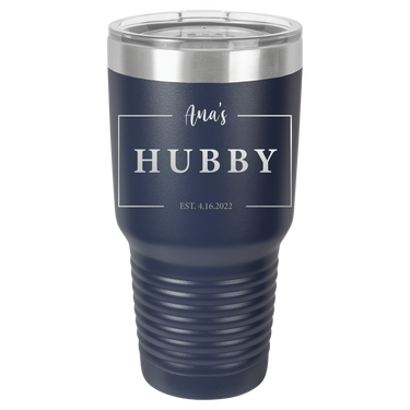 Hubby Anniversary 30oz Ringneck Tumbler